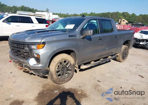 2025 Chevrolet Silverado 1500 4Wd Short Bed Custom Trail Boss from USA, damaged, VIN 3GCUKCED6SG165915